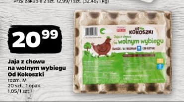 jaja z chowu na wolnym wybiegu od kury zielononóżki