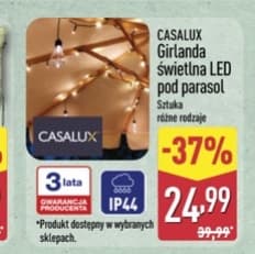girlanda świetlna LED pod parasol