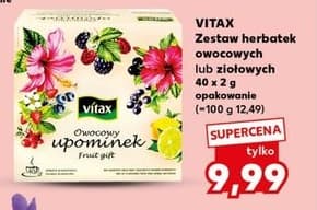 zestaw herbatek owocowych lub ziołowych