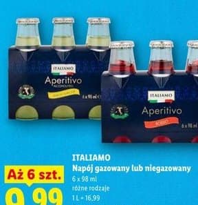 napój gazowany lub niegazowany