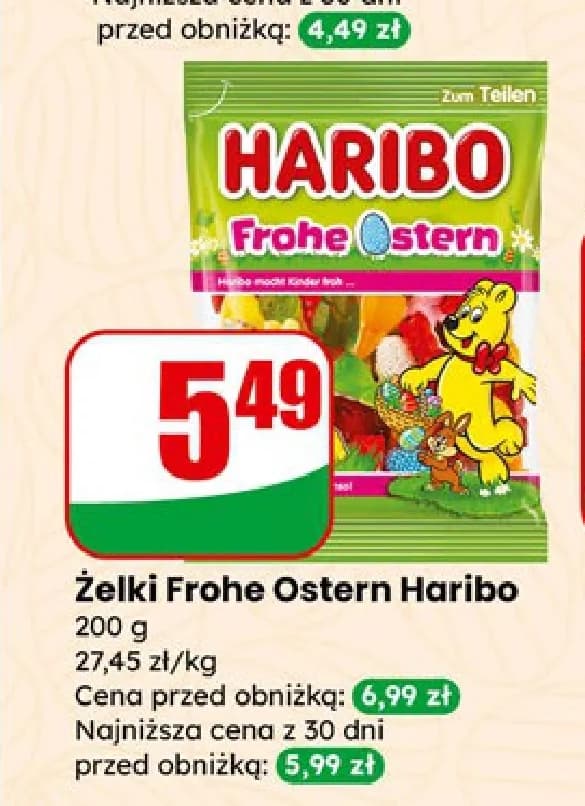 żelki Frohe Ostern