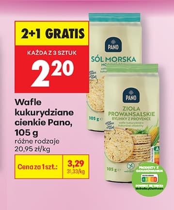 wafle kukurydziane cienkie
