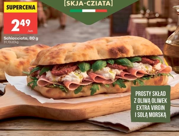 pieczywo schiacciata