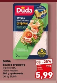 szynka gotowana drobiowa