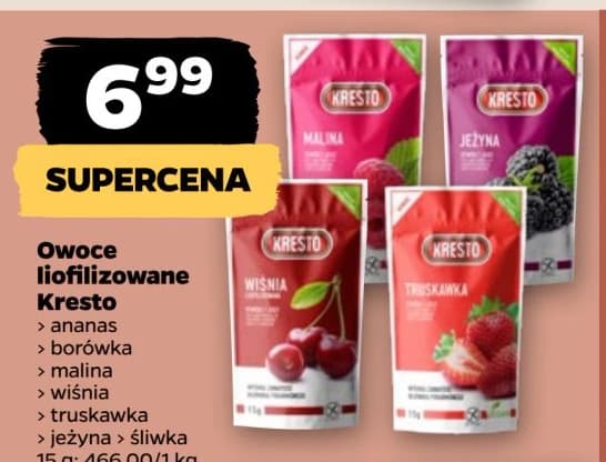 owoc liofilizowany ananas