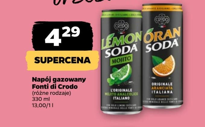 napój gazowany