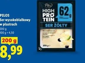ser żółty wysokobiałkowy w plastrach