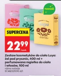 zestaw kosmetyków do ciała