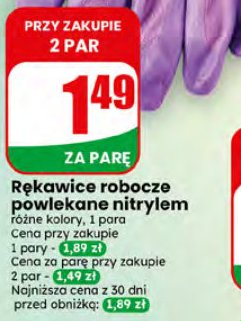 rękawice robocze powlekane nitrylem