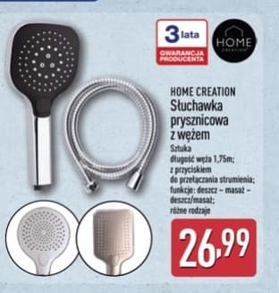 słuchawka prysznicowa z wężem