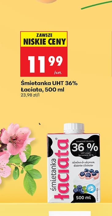 śmietanka UHT 36%