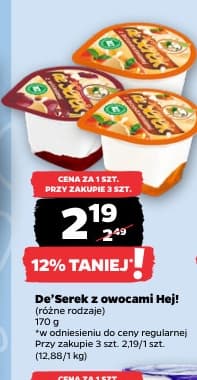 serek z owocami