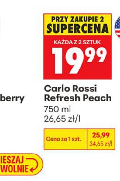 Carlo Rossi wino Refresh 750ml