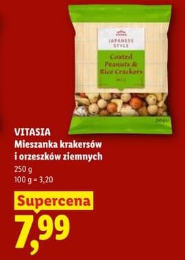 mieszanka krakersów i orzeszków ziemnych
