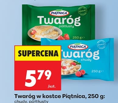 twaróg w kostce chudy, półtłusty