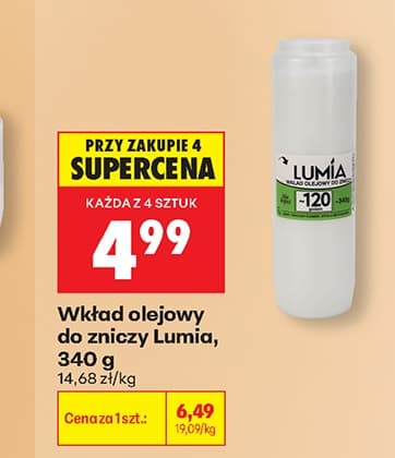 wkład olejowy do zniczy
