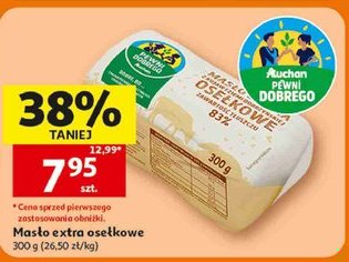 masło extra osełkowe 83%