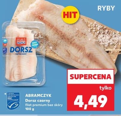 dorsz czarny filet premium bez skóry