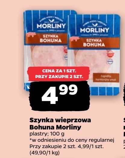 szynka wieprzowa Bohuna plastry
