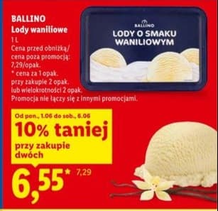 lody waniliowe