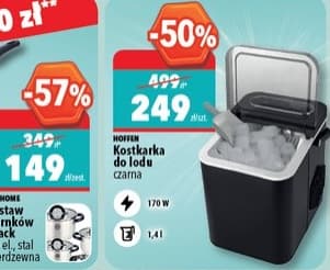kostkarka do lodu czarna