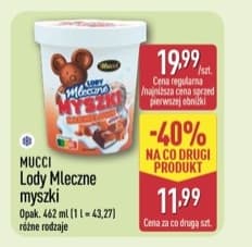 lody mleczne myszki