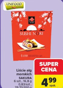 liście alg morskich