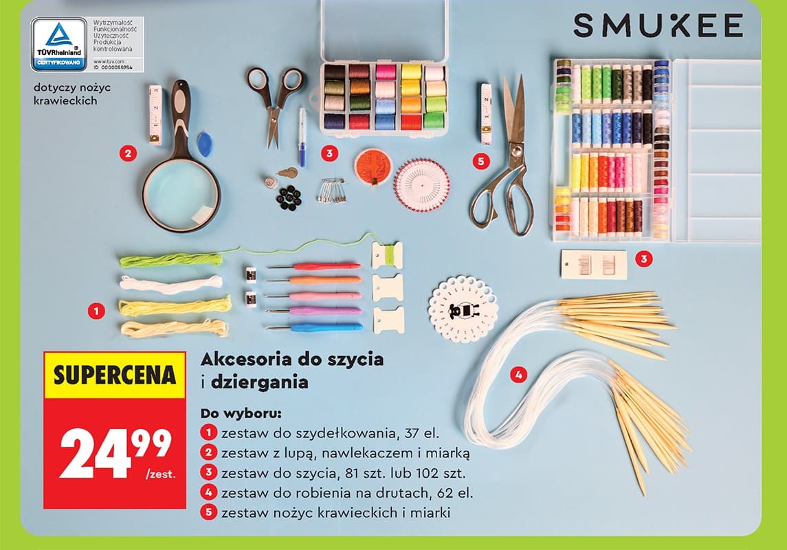akcesoria do szycia i dziergania