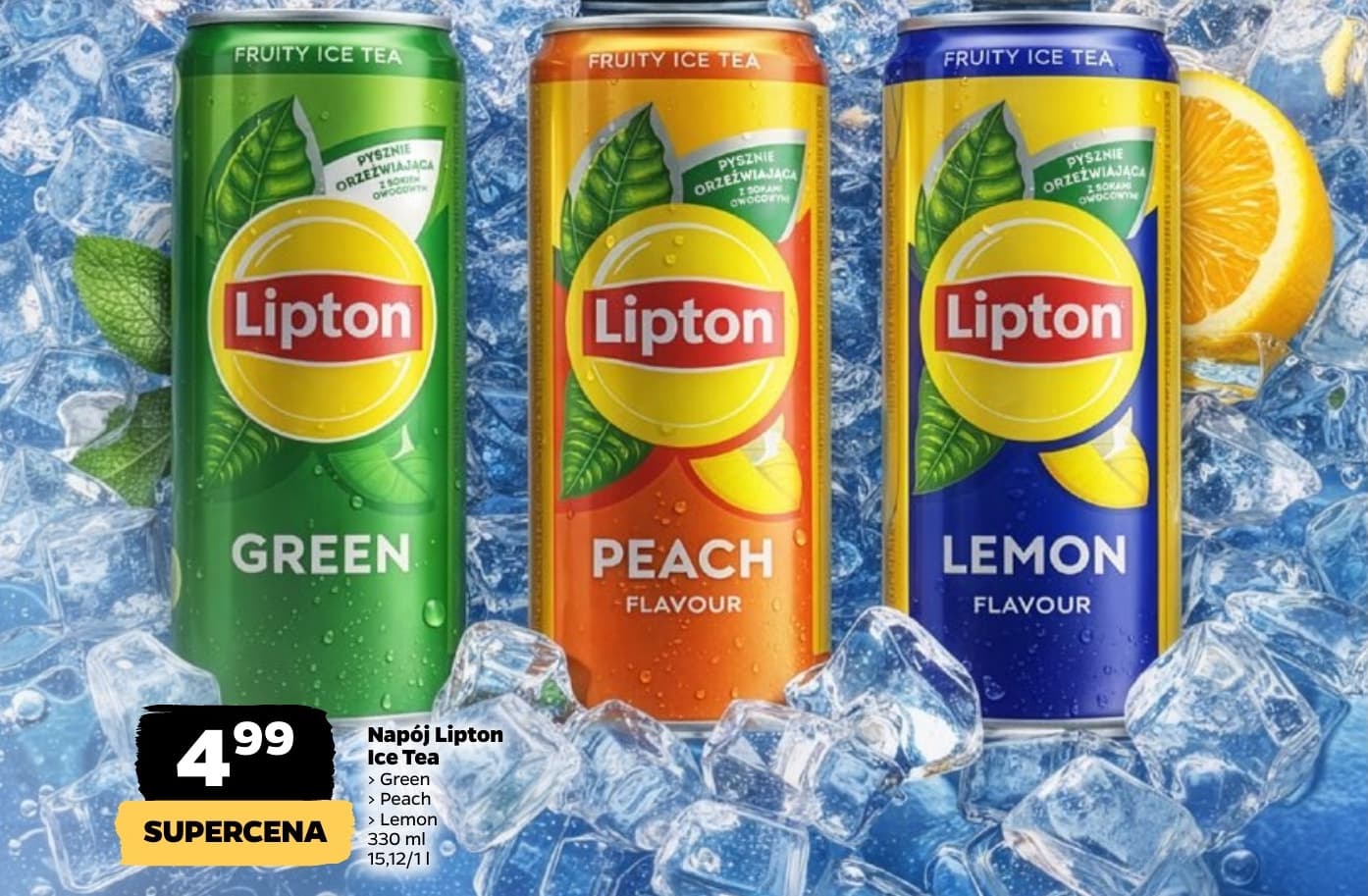 napój ice tea różne rodzaje