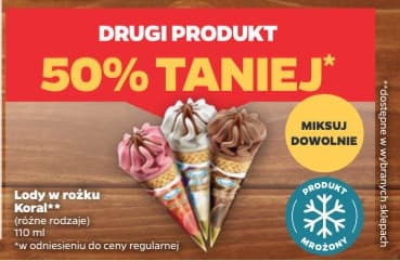 lody w rożku