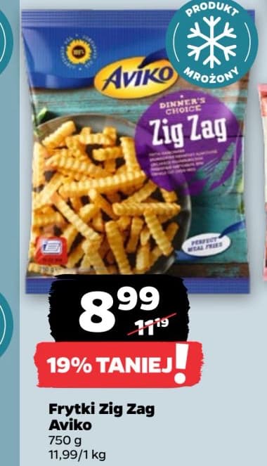 frytki zig zag
