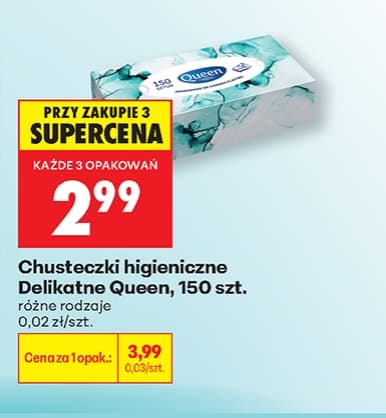 chusteczki higieniczne