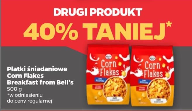płatki śniadaniowe corn flakes