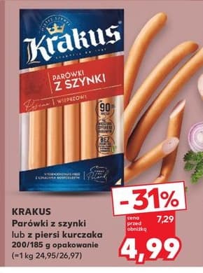 parówki z piersi kurczaka