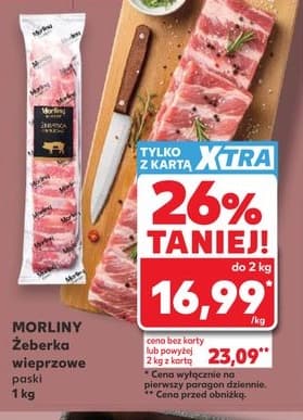 Żeberka wieprzowe paski