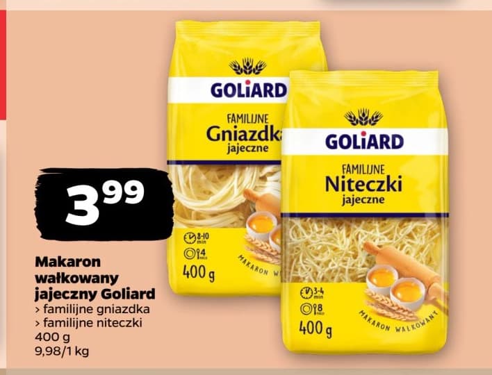makaron gniazdka jajeczne