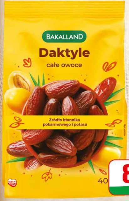 daktyle całe owoce
