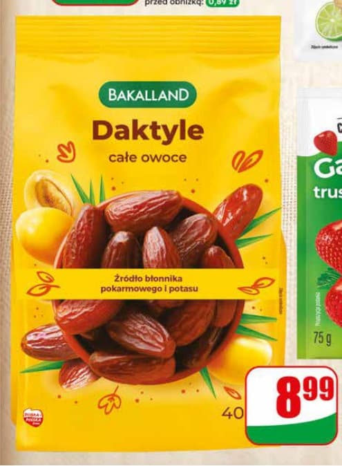 daktyle całe owoce
