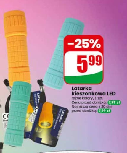 latarka kieszonkowa LED