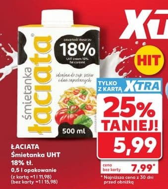 śmietanka UHT 18%