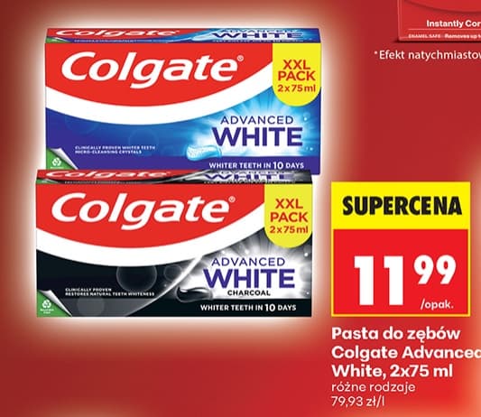 pasta do zębów colgate advanced white charcoal