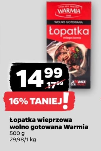 łopatka wieprzowa wolno gotowana