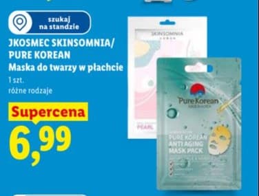 maska do twarzy w płachcie
