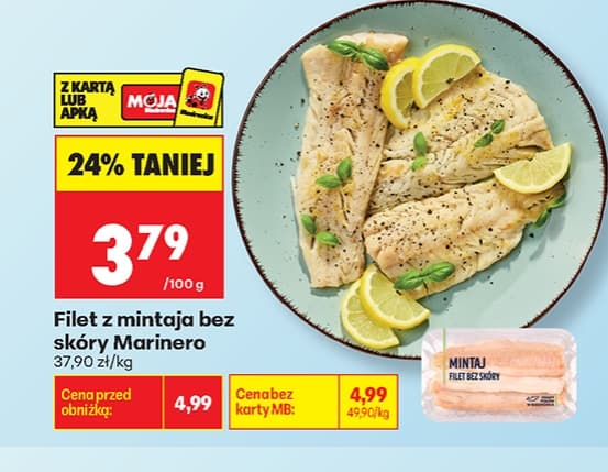 filet z mintaja bez skóry