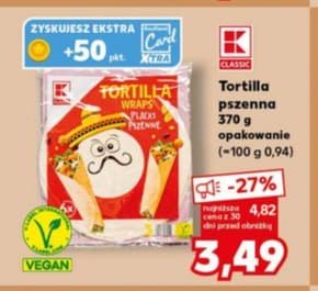 tortilla pszenna