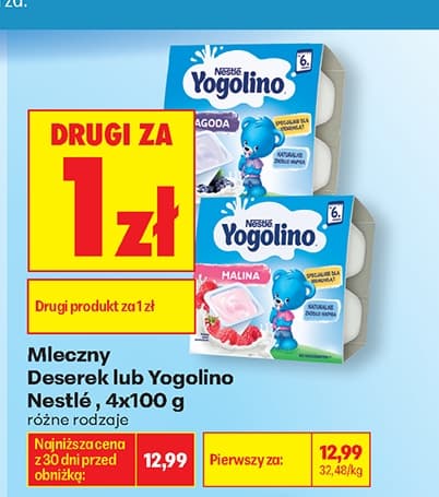 mleczny deserek lub deser jogurtowy