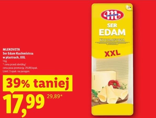 ser edam w plastrach