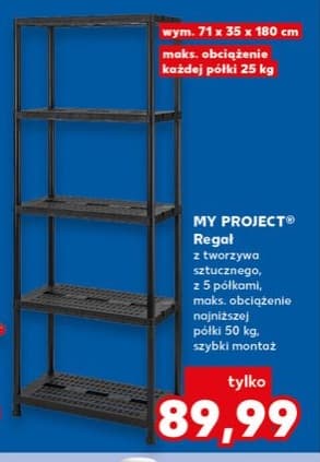 regał z tworzywa sztucznego