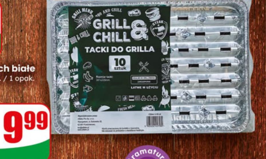 tacki aluminiowe do grilla