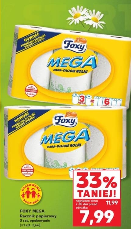 ręcznik papierowy mega-długie rolki